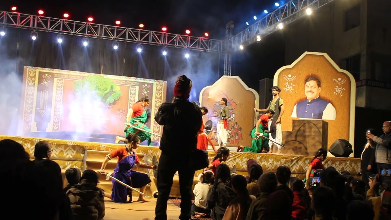 जननायक कार्यक्रम तृतीय दिवस वीरांगना रानी दुर्गावती