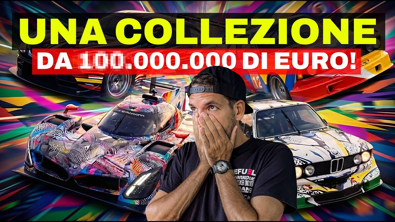 100 MILIONI BASTANO PER QUESTA COLLEZIONE? IO NON CREDO - BMW ART CAR A MILANO!