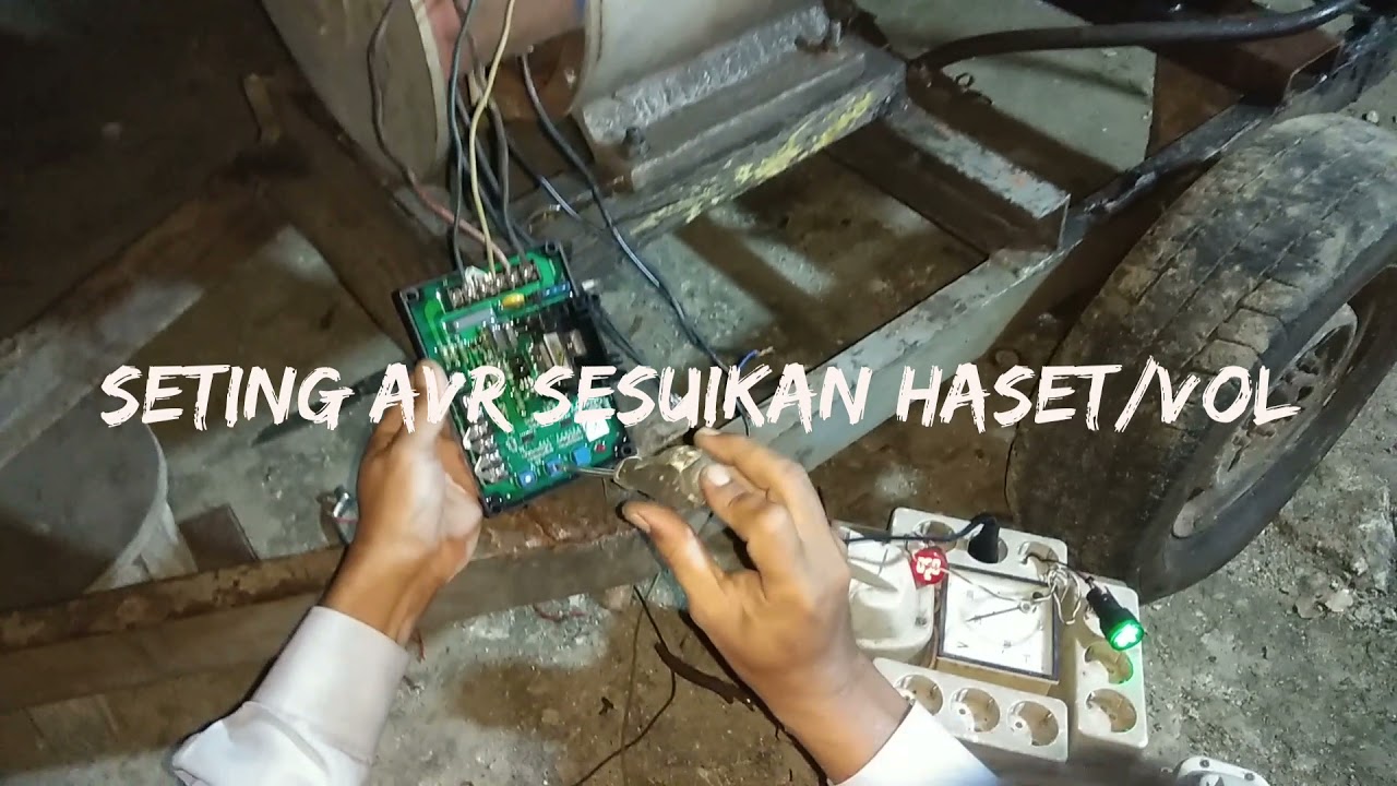 cara pasang avr 20kw 3pase