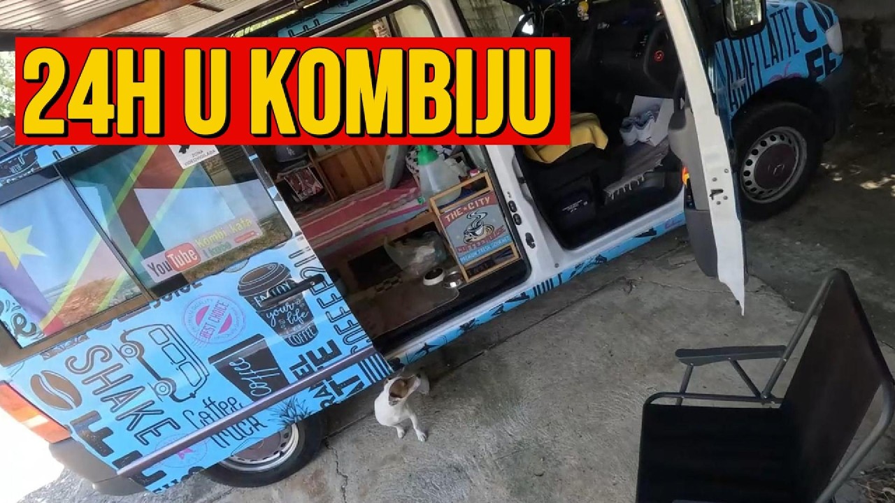 24 sata živimo u kombiju na parkingu (sa psom) 🇲🇰