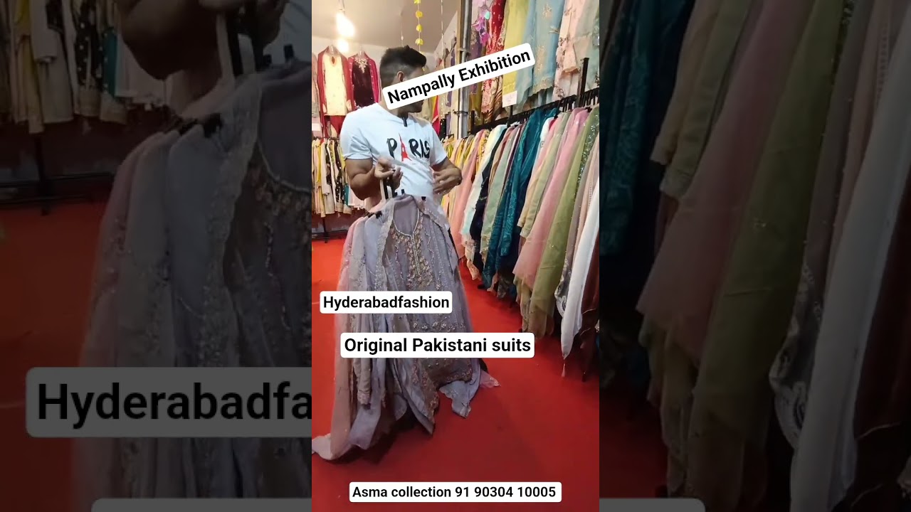 original Pakistani suits Nampally Exhibition