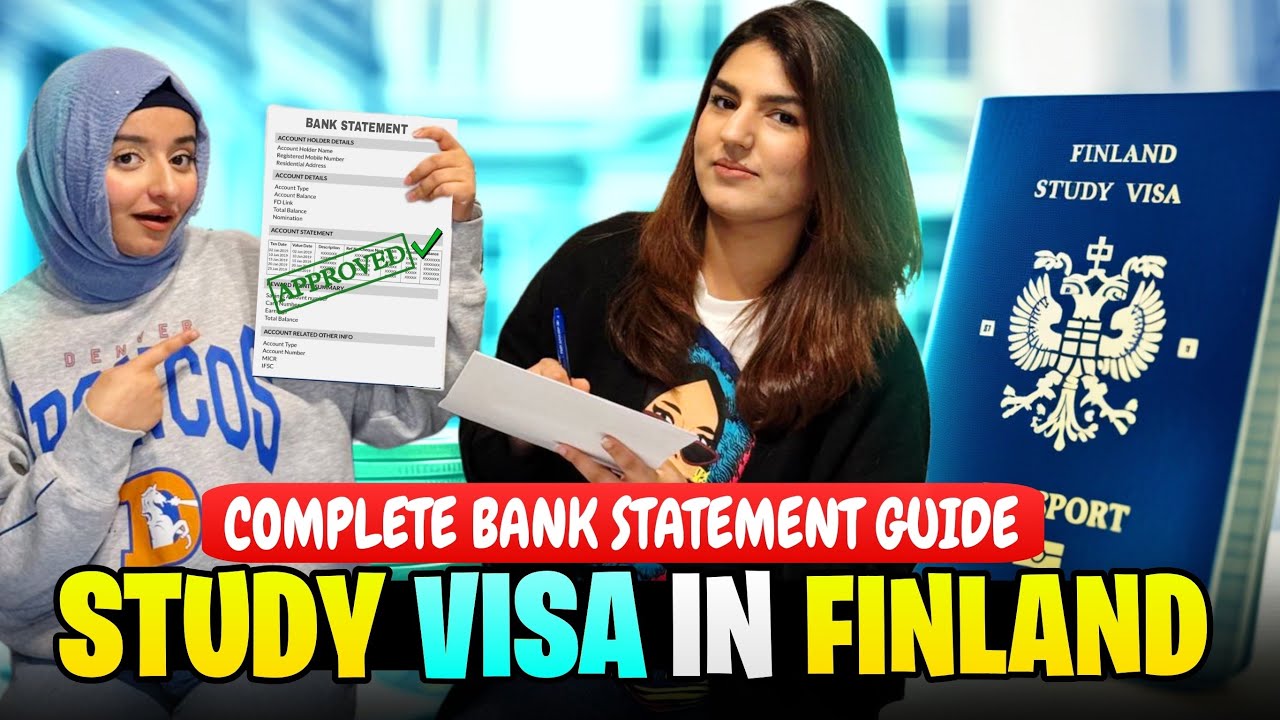 Bank Statement for Finland Study Visa 2025 | Complete guide | Study in Finland.