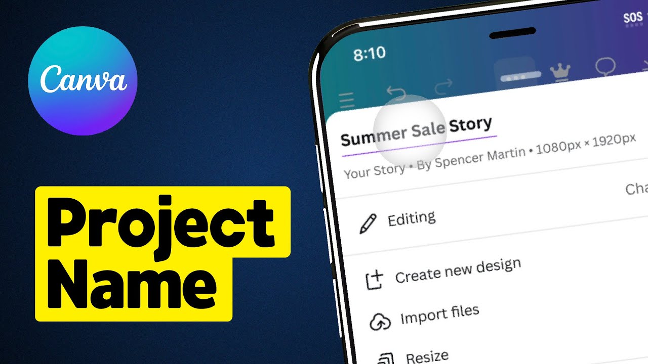 How to Change Project Name on Canva