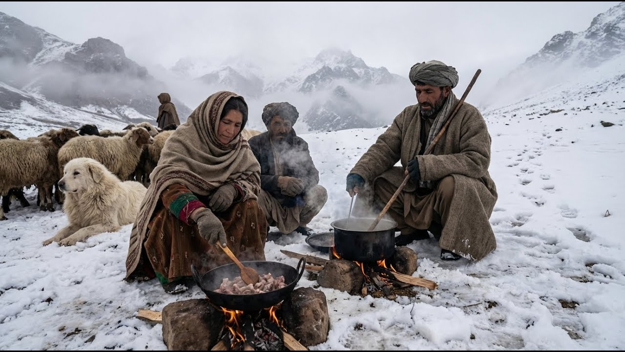 Trapped in −40°C Winter | Daily Survival of an Afghan Shepherd