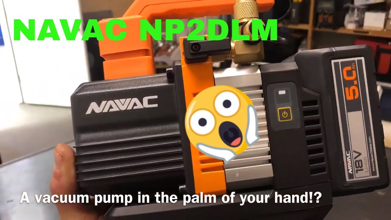 The Navac NP2DLM Battery Powered Vacuum Pump