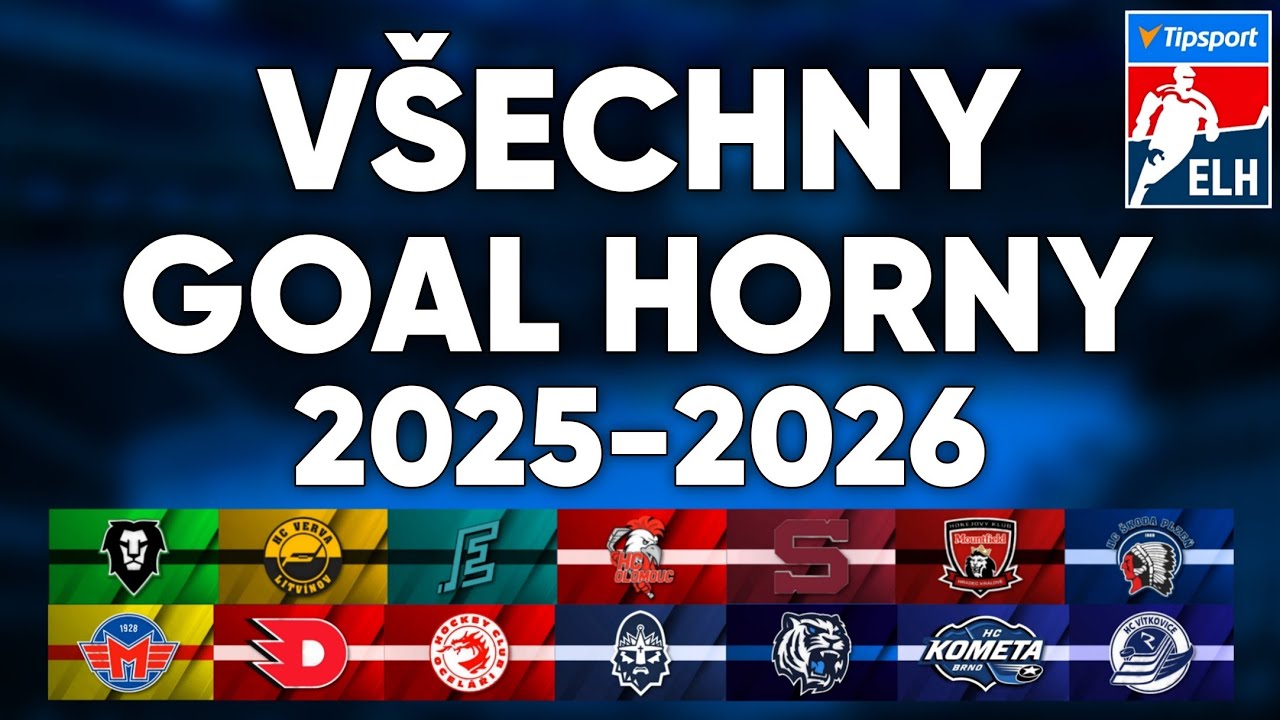 Všechny Goal Horny Tipsport Extraliga 2025-2026