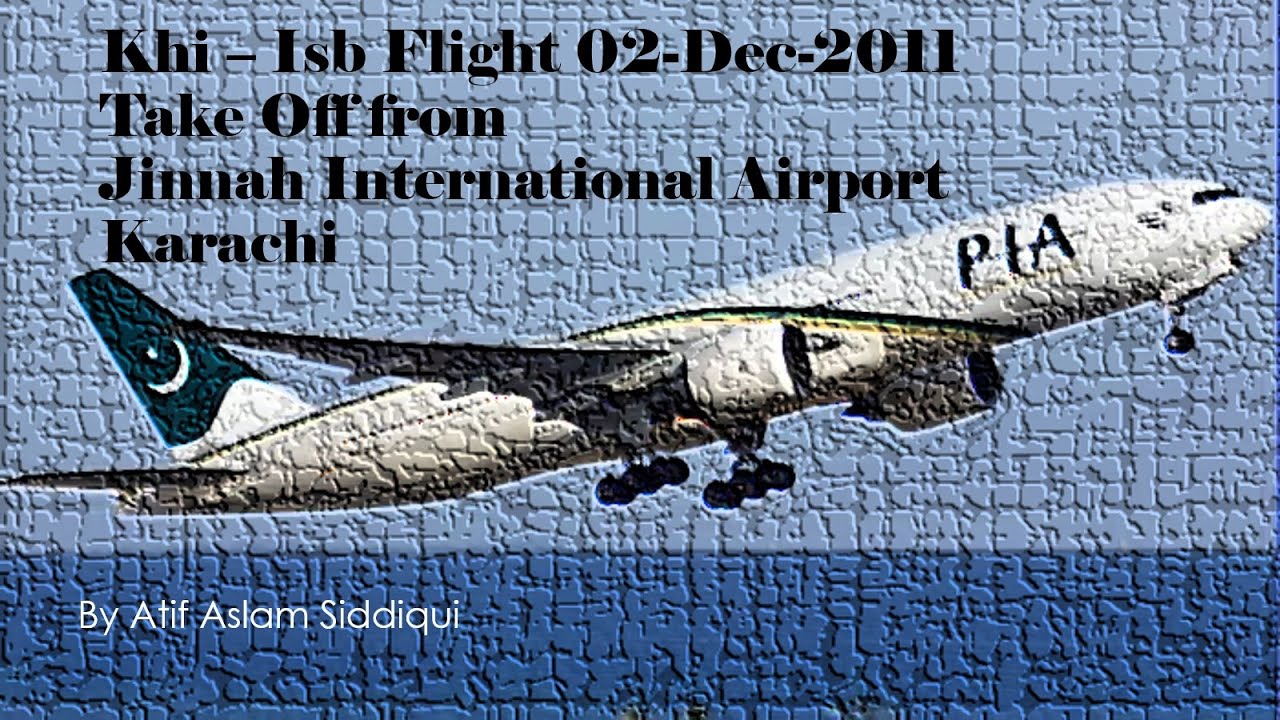 PIA Airbus A320 | Takeoff from Karachi | 2 Dec 2011
