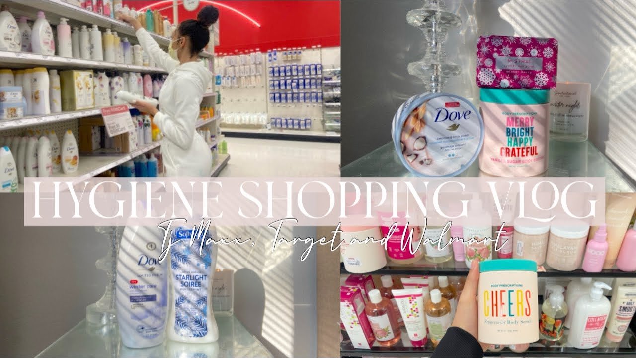 HYGIENE SHOPPING VLOG + HAUL! WINTER BODY CARE ITEMS| TARGET, TJ MAXX AND WALMART
