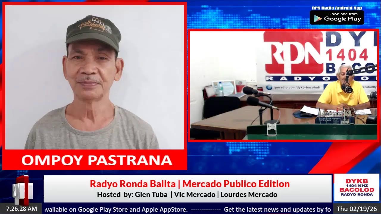 RADYO RONDA BALITA | MERCADO PUBLICO EDITION  |   FEB. 19.2026