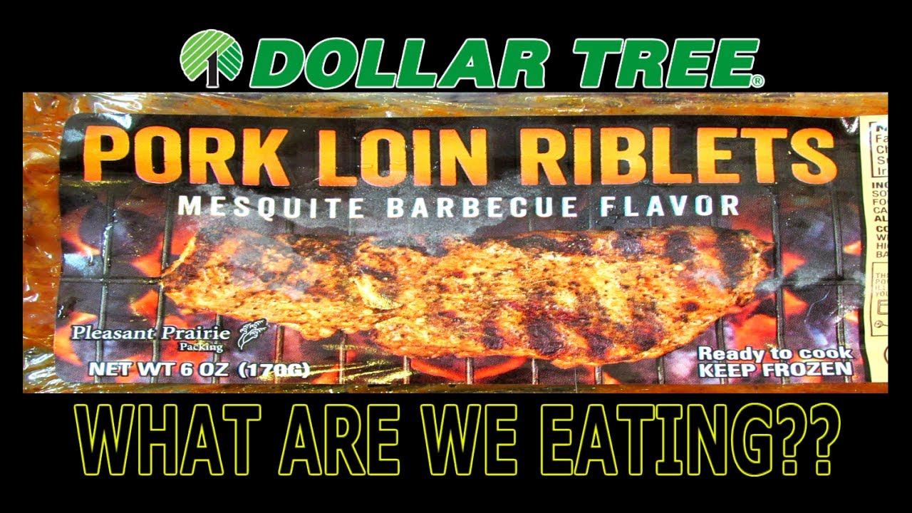 Dollar Tree ONE DOLLAR BBQ Pork Ribs!! - WHAT ARE WE EATING?? - The Wolfe Pit