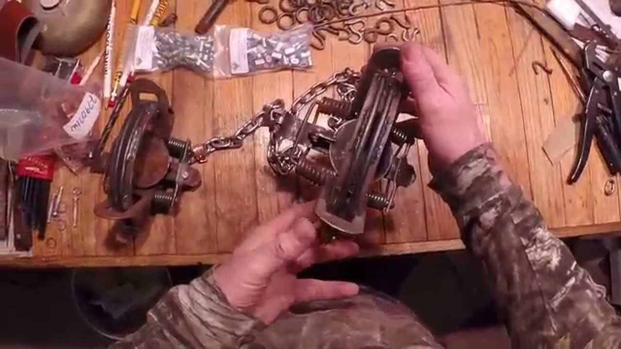 N0.3 Duke leg hold trap modifications. Inside lamination or out?