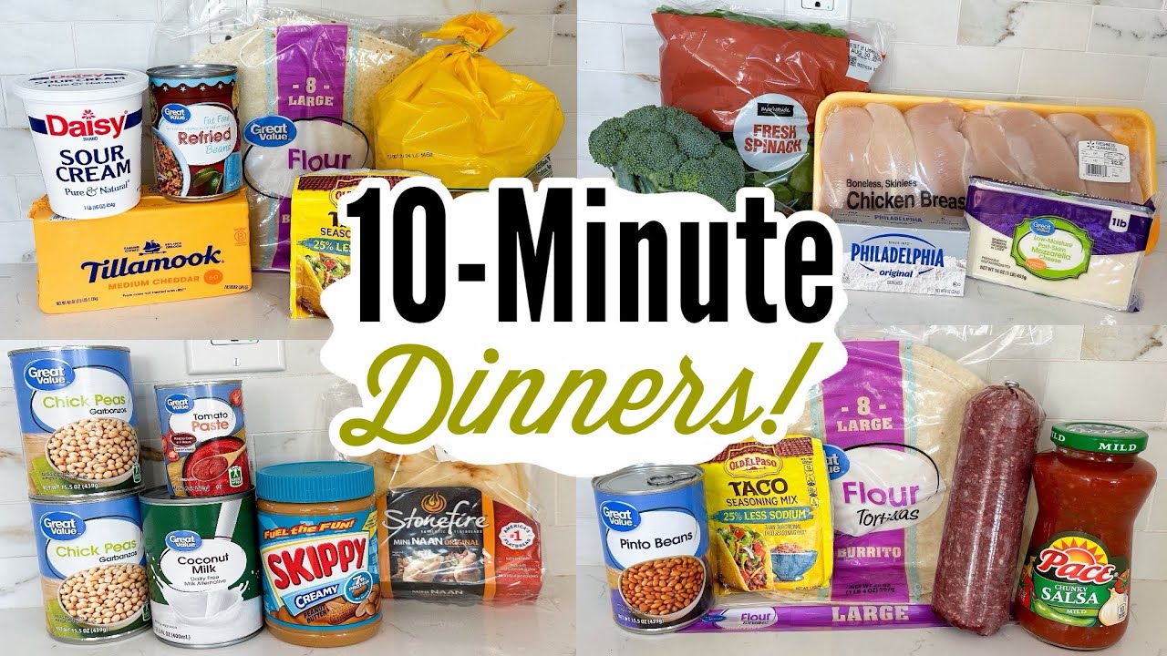 10-Minute Dinners | 5 Easy Meals You Can Make Fast