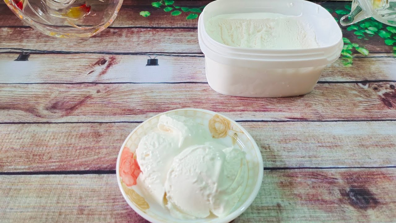 How to make vanilla Ice-cream |ঘরে তৈরি সহজ ভ্যানিলা আইসক্রিম রেসিপি ||সেরা স্বাদে অরেঞ্জ আইসক্রিম |