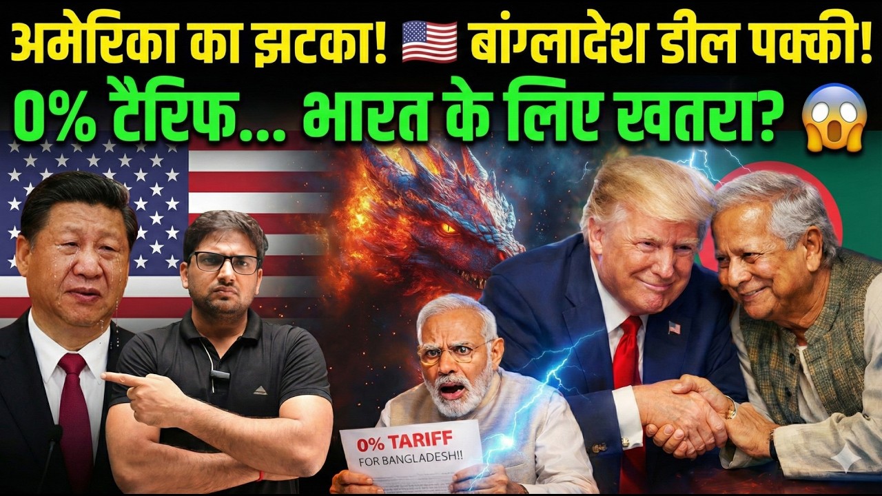 America–Bangladesh TRADE DEAL | South Asia mein Strategic Shift? Explained