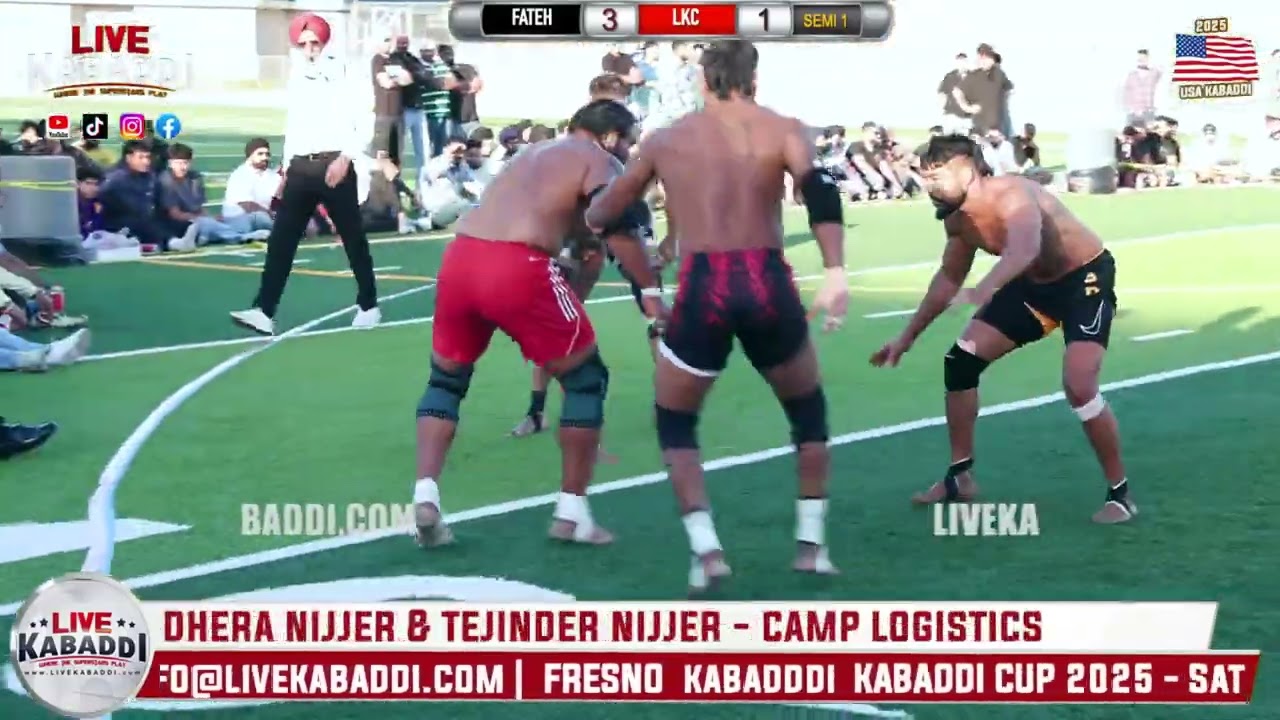 SEMI 1 - 2025 USA Kabaddi - Fresno Kabaddi Cup