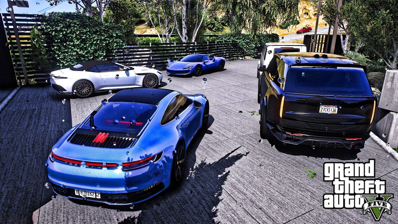 Let’s Go to Work! 🌧️ Busy Rainy Day Patrol in GTA 5 Mods