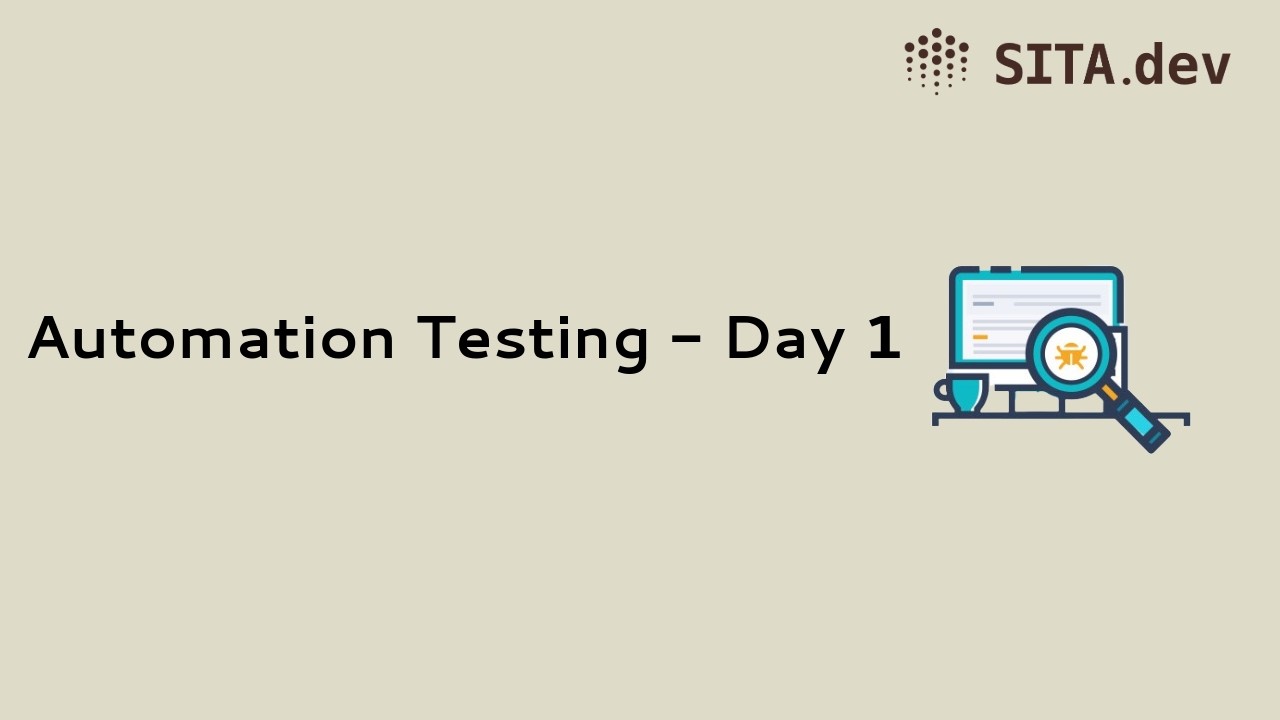 Automation Testing - Day 1