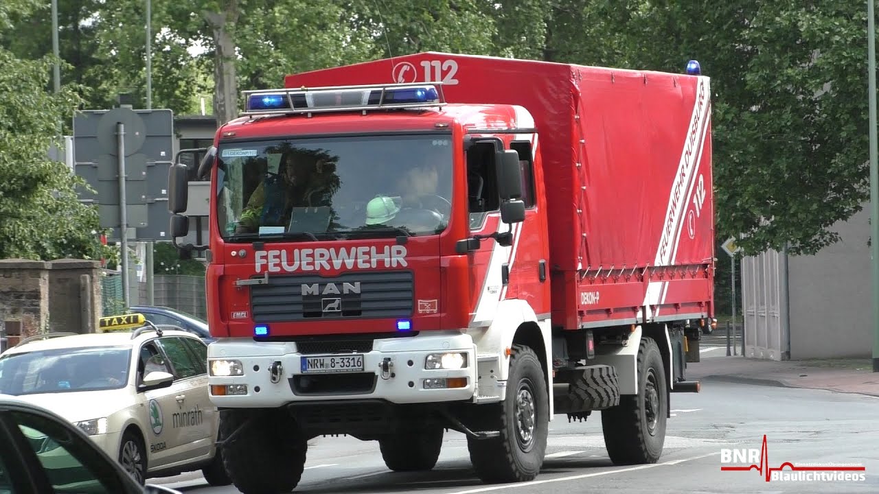 [Wachausfahrt FF, Dekon-P uvm] Einsatzfahrten an Feuer- und Rettungswache 6 in Duisburg-Rheinhausen!