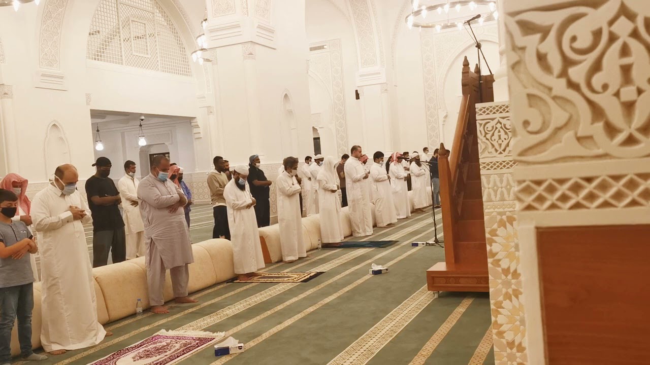#صلاة_العشاء_للقارئ أحمد التركي# جامع عبدالكريم الخريجي(رحمه الله) بالخبر1443/3/16