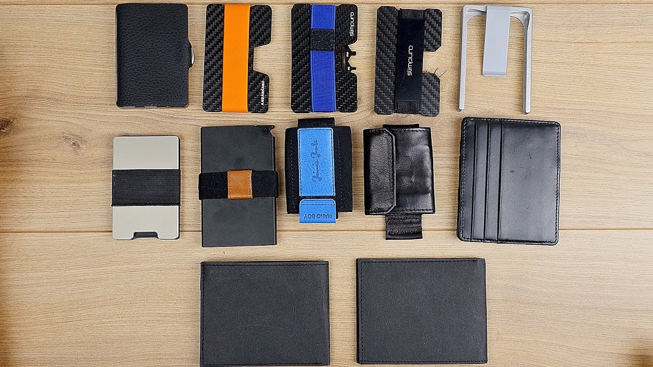 13 Slim Wallets MIT und OHNE MÜNZFACH im GROßEN VERGLEICH & TEST 2017 // DEUTSCH