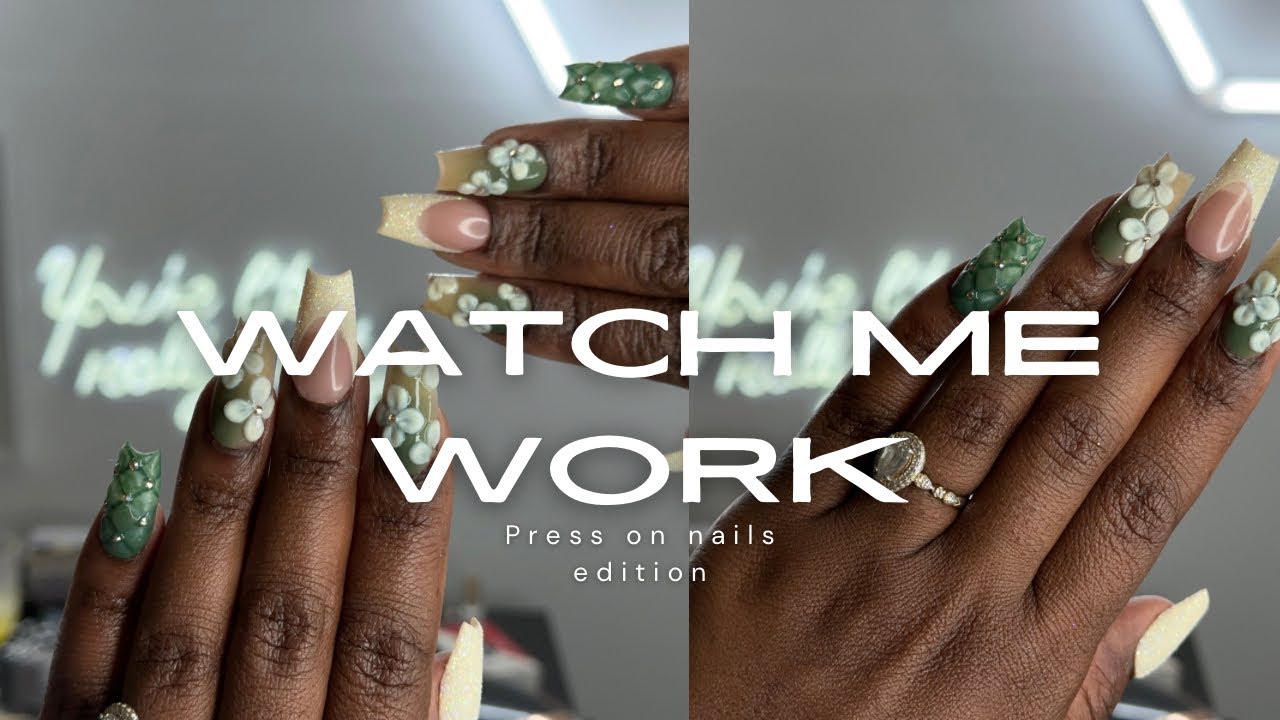 PRESS ON NAILS THAT LAST! 💍 POLYGEL NAILS 🎀 TIPS AND TRICKS 💕3D ART AND MORE