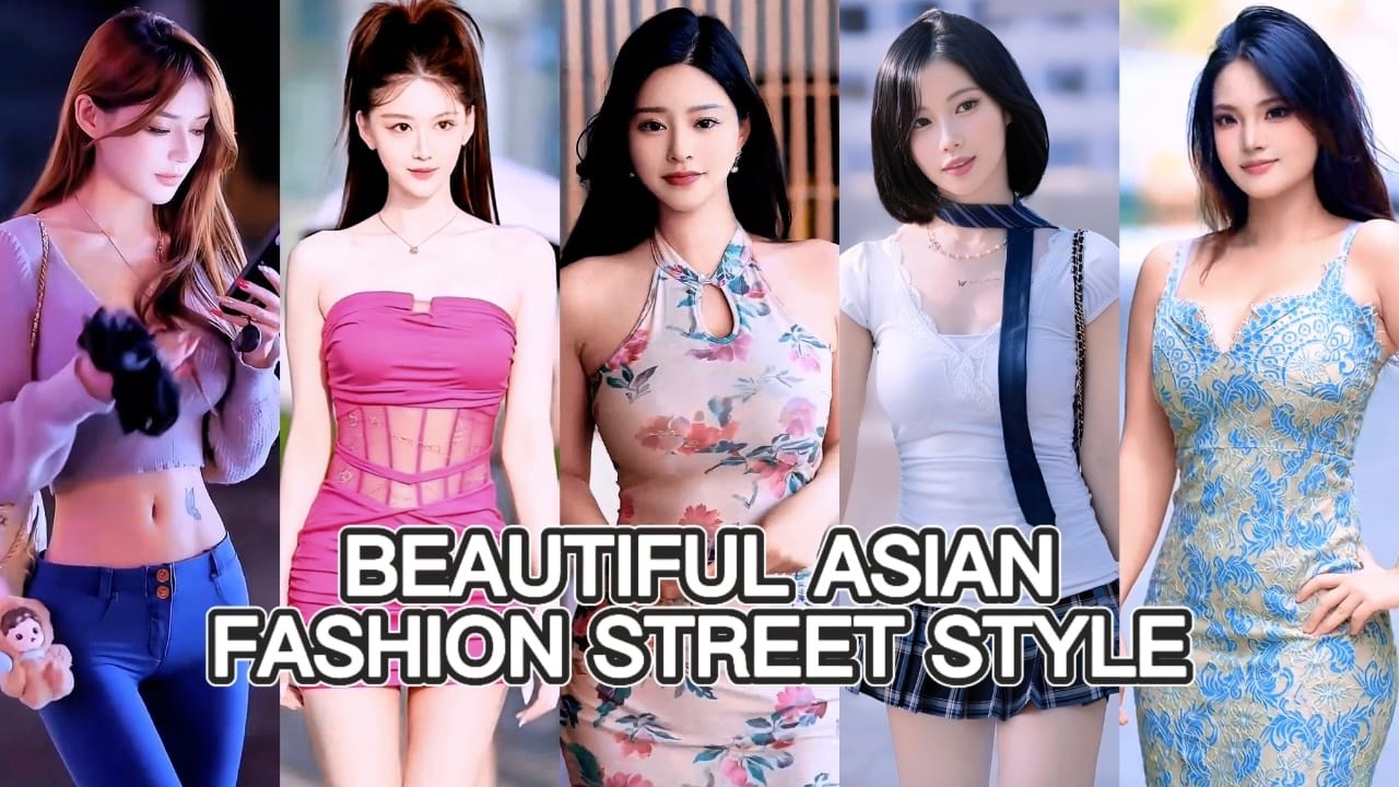 TOP Beautiful Chinese Girl | Chinese Street Fashion eps.69