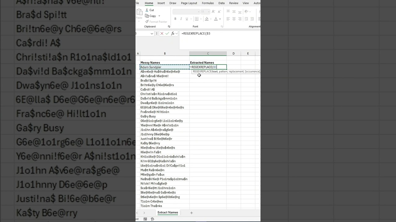 The Shocking Mistake You're Making with Excel REGEX REPLACE in 2024