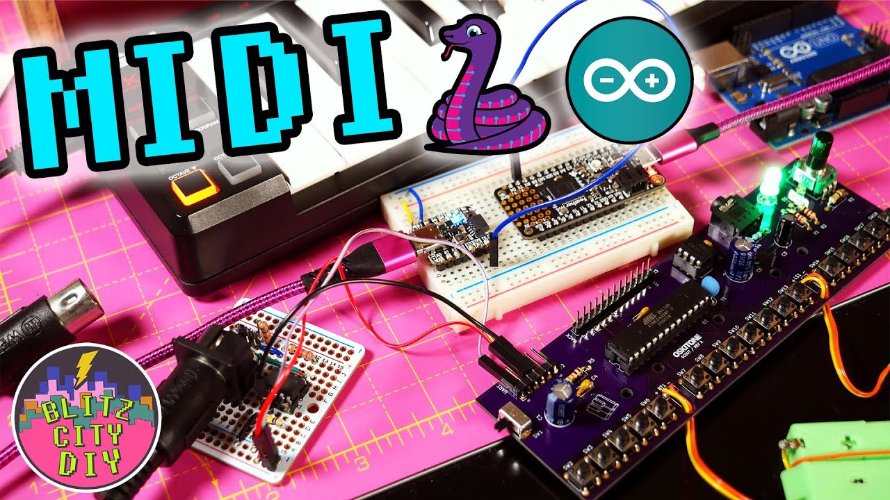 MIDI Over UART with Arduino and CircuitPython