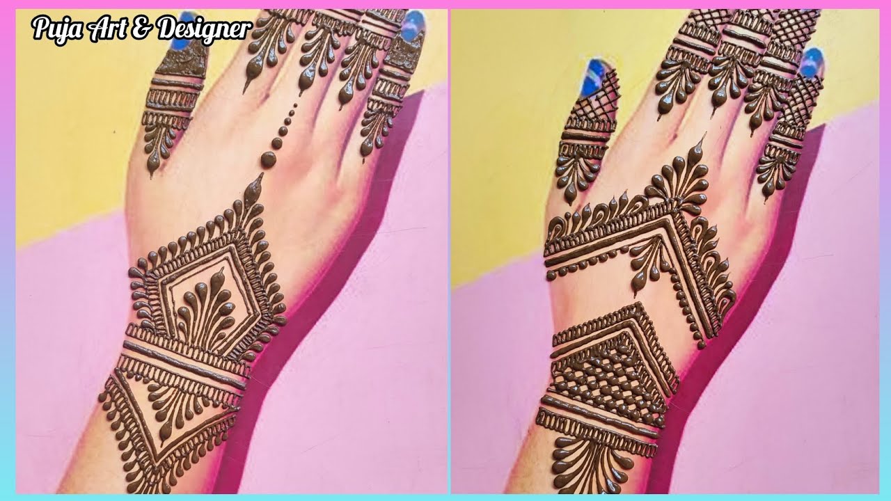 Top 2 Beautiful & Easy Mehndi Design 2025 | Simple & Latest Mehndi for Beginners |