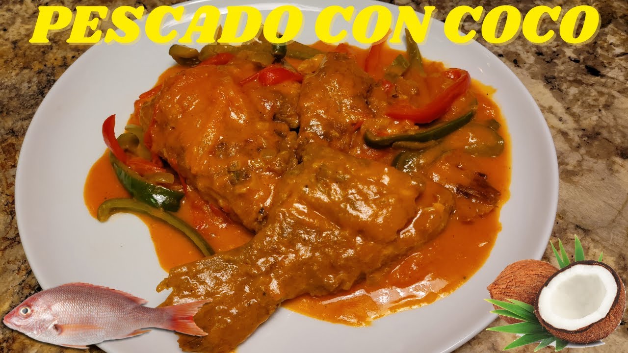 COMO hacer Pescado con Coco 🥥/receta Dominicana 🇩🇴🥰