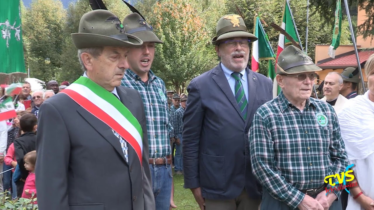 VALBRONA - INAUGURAZIONE MONUMENTO AGLI ALPINI