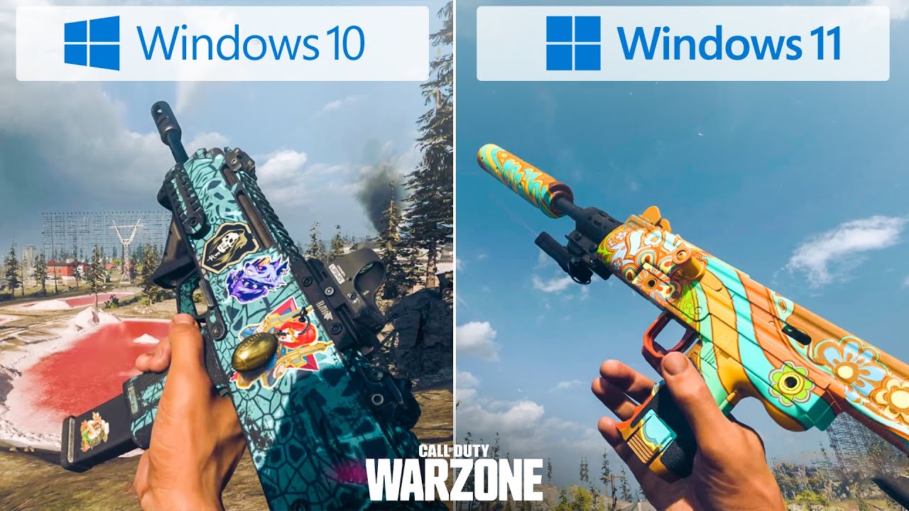 Warzone | Windows 10 vs Windows 11 Loading Time and Benchmark on M.2 NVMe