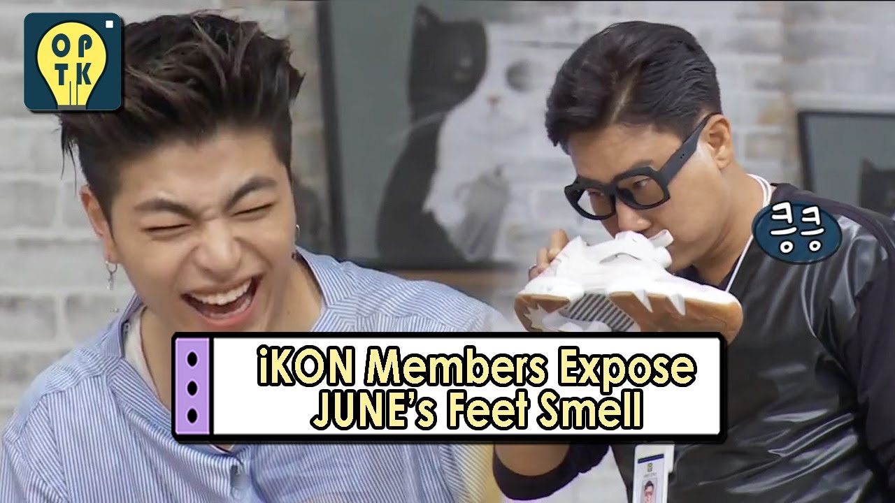 [Oppa Thinking - iKON] Disclosure Of JUNE's Smelly Feet 20170715