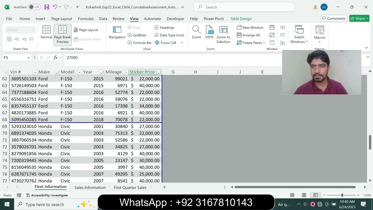 Exp22_Excel_Ch04_CumulativeAssessment_AutoSales | Excel_Ch04_CumulativeAssessment_AutoSales.xls