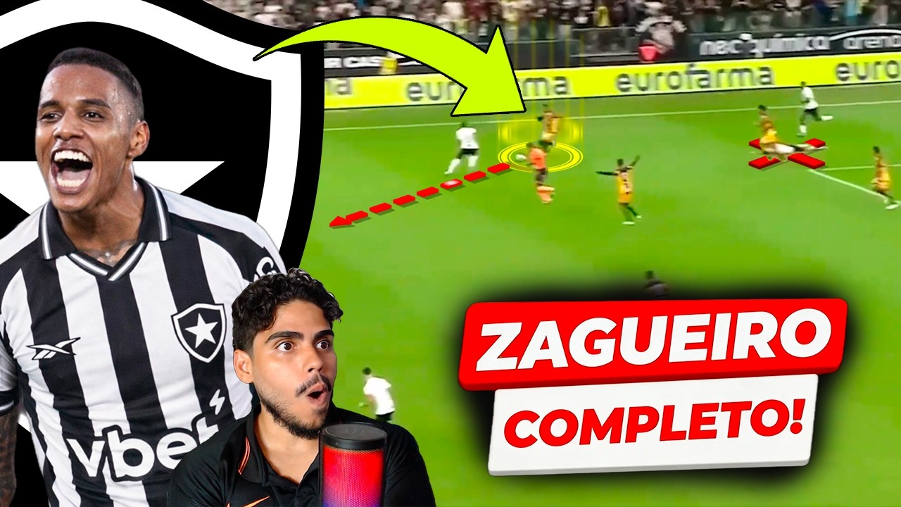 COMO JOGA DANTAS PROVAVEL REFORÇO DO BOTAFOGO PRA 2026! ANALISE TATICA!