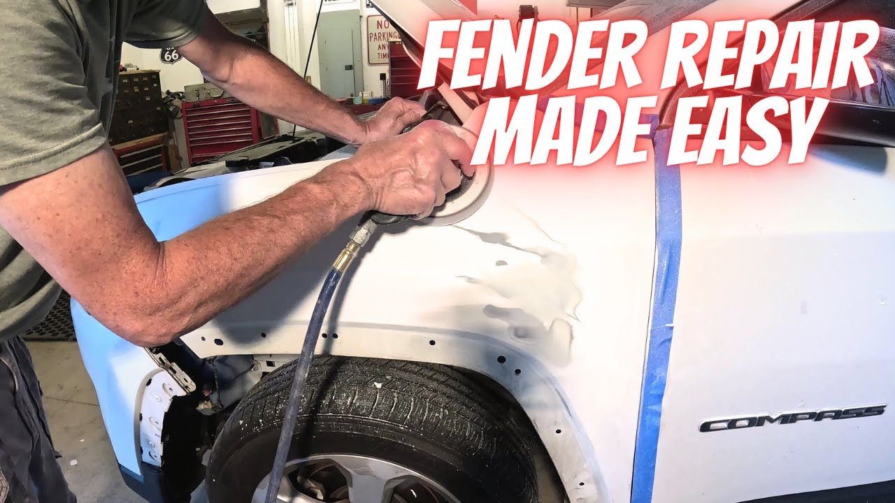 How To Repair And Paint A Fender In 9 Minutes