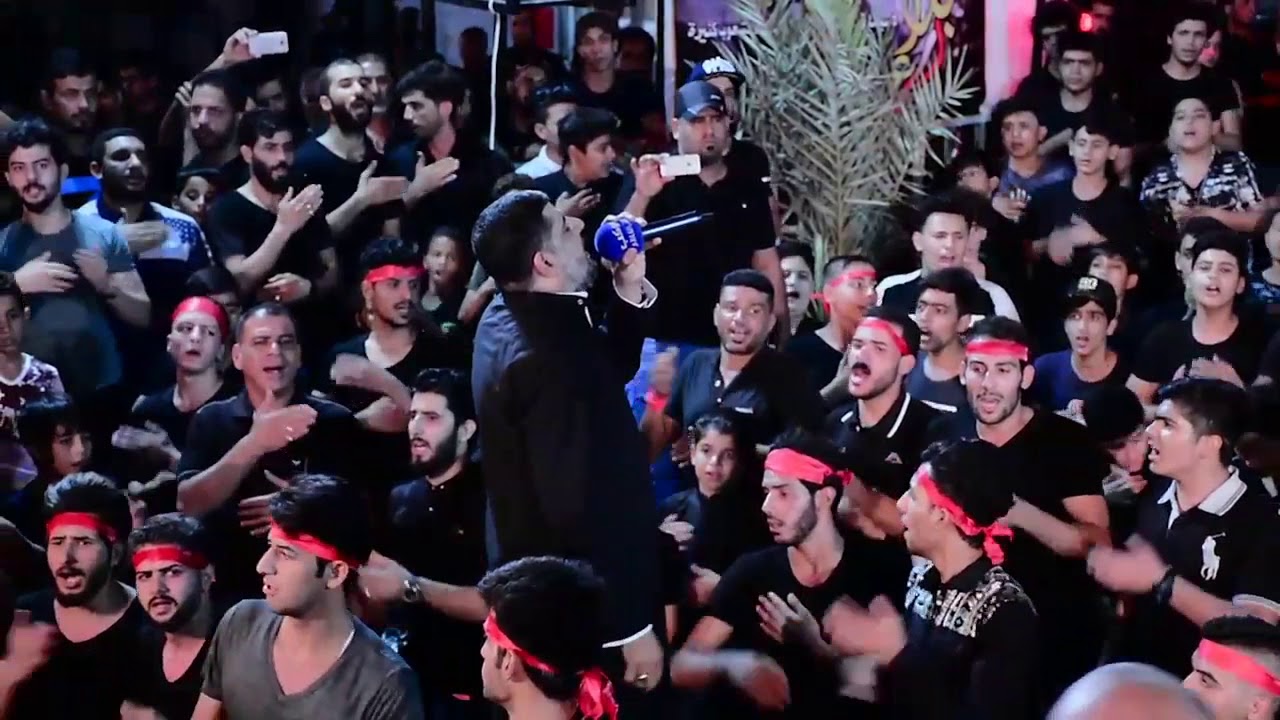 الحاج مالك الاسدي  قصيدة  ياعباس جيب الماي لسكينه موكب موسى الكاظم 2017