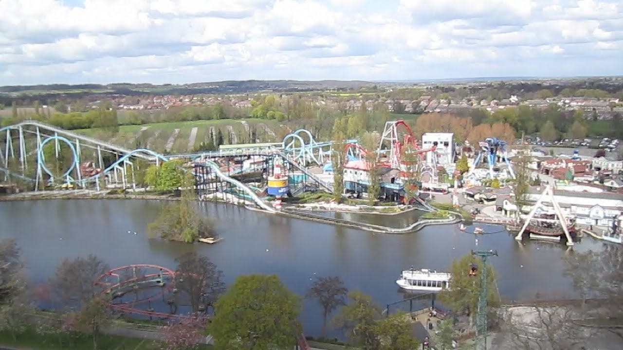 Apocalypse Drop Tower on-ride HD POV of all three drops Drayton Manor