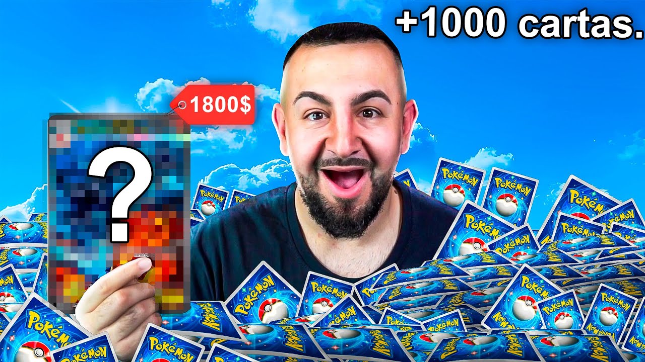 ABRI +1000 CARTAS DE POKÉMON TCG EN UN SOLO VIDEO...