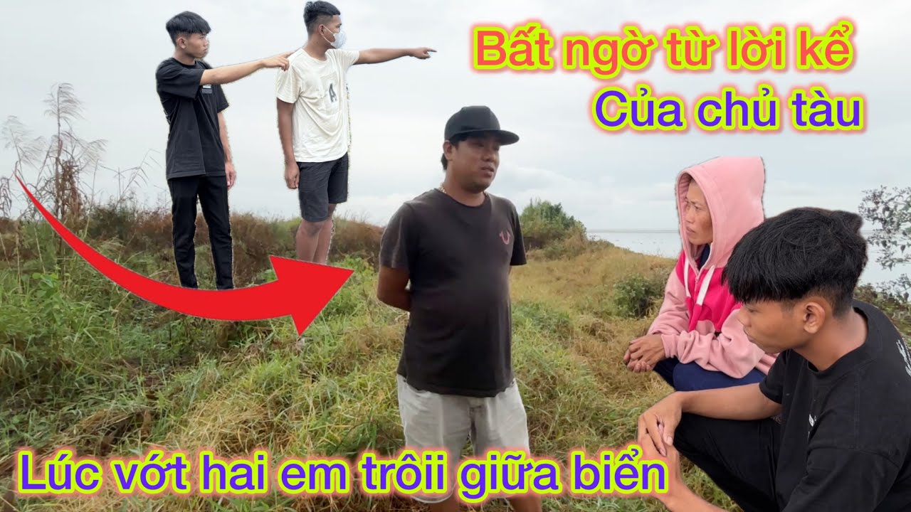 Chấn động..chủ tàu kể lại quá trình vớt ba thanh niên trôii nổi lênh đênh ngoài giữa biển