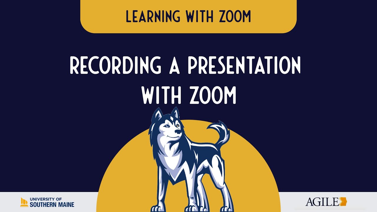 Запись презентации с помощью Zoom