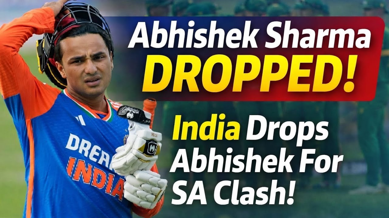 Should India Drop Abhishek Sharma vs South Africa? Shocking Stats Before Super 8 Clash!