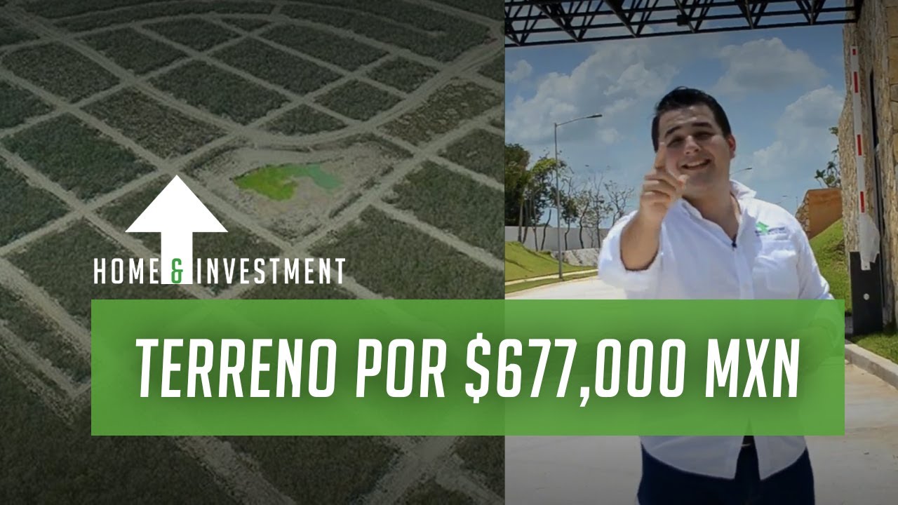 Compra terreno en privada por $677,000 y construye tu casa de descanso en Yucatán 🏖 VENDIDO