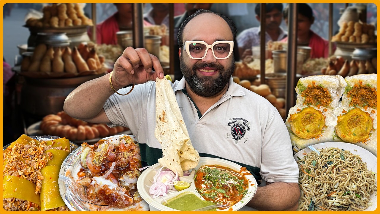 Street Food JANAKPURI C4E | Prem Chinese, Kathi Kebabs, Aloo Tikki Chaat, Korean Food, Vada Pan