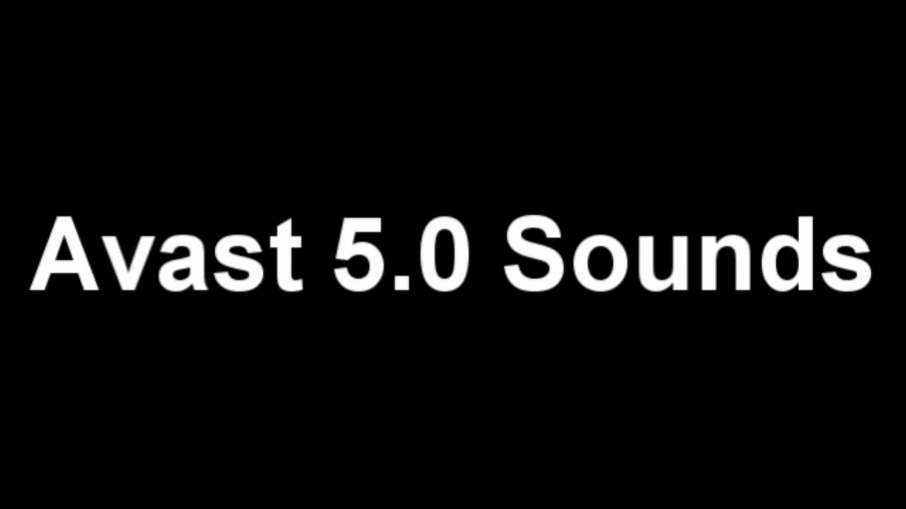 Avast Antivirus 5.0 Sounds