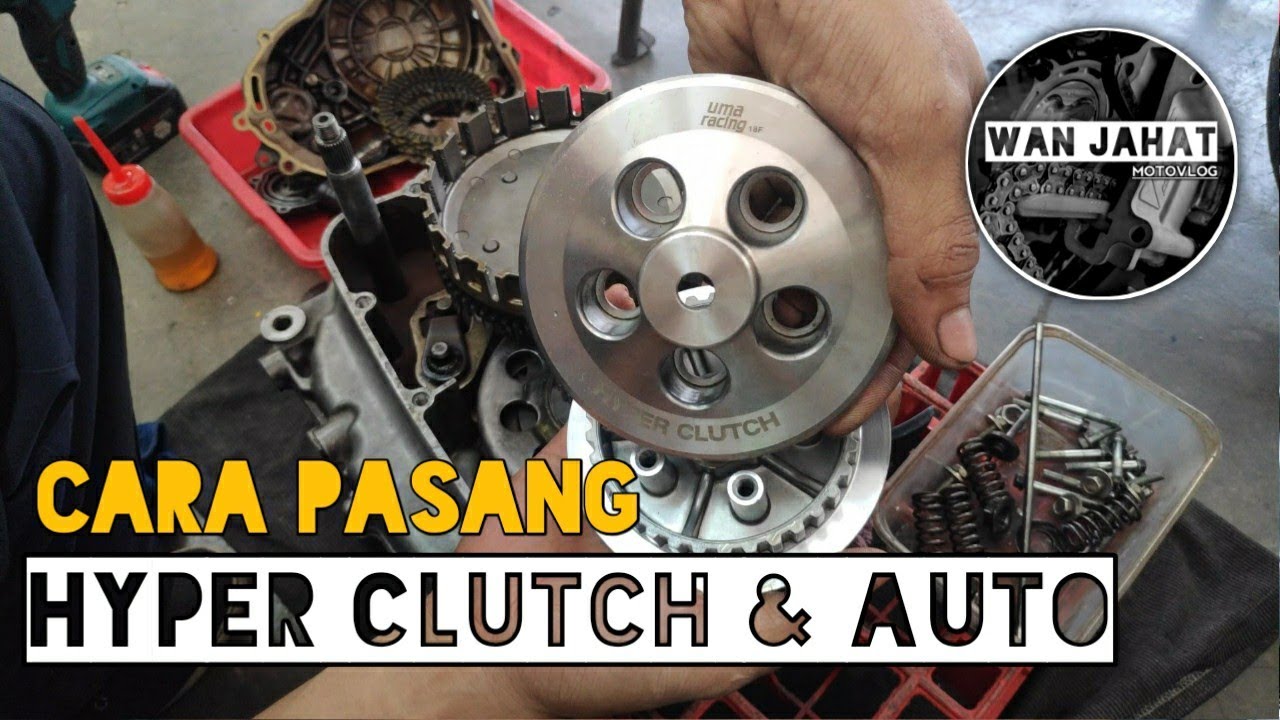 LC135 4S | CARA PASANG HYPER CLUTCH DAN AUTO
