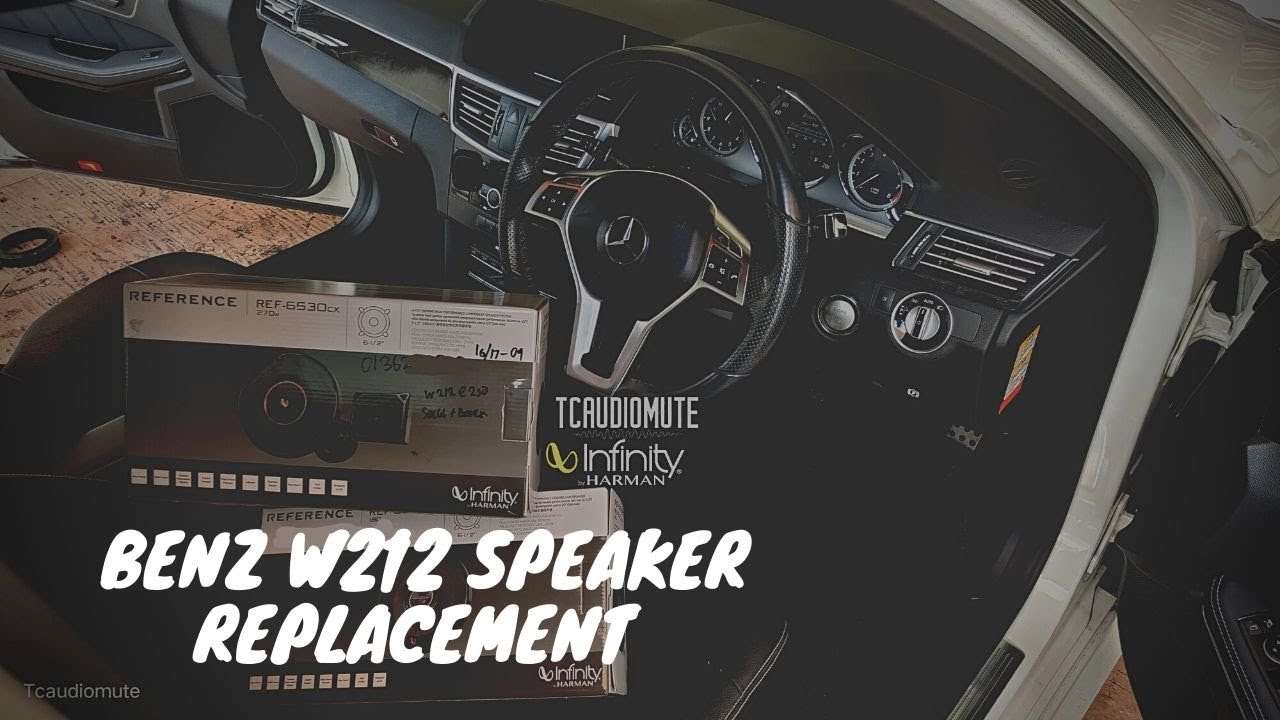 MERCEDES BENZ W212 E CLASS SPEAKER REPLACEMENT + DOOR SOUNDPROOFING / INFINITY REFERENCE /STP GOLD