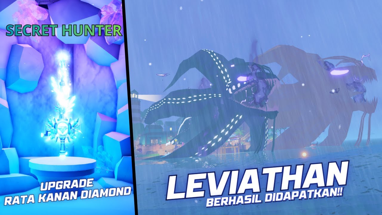 SECRET HUNTER Di Diamond Rod Untuk Menangkap LEVIATHAN  Di Fish It!!