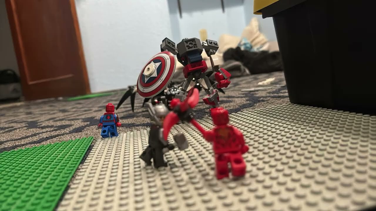 Iron venom mech fight