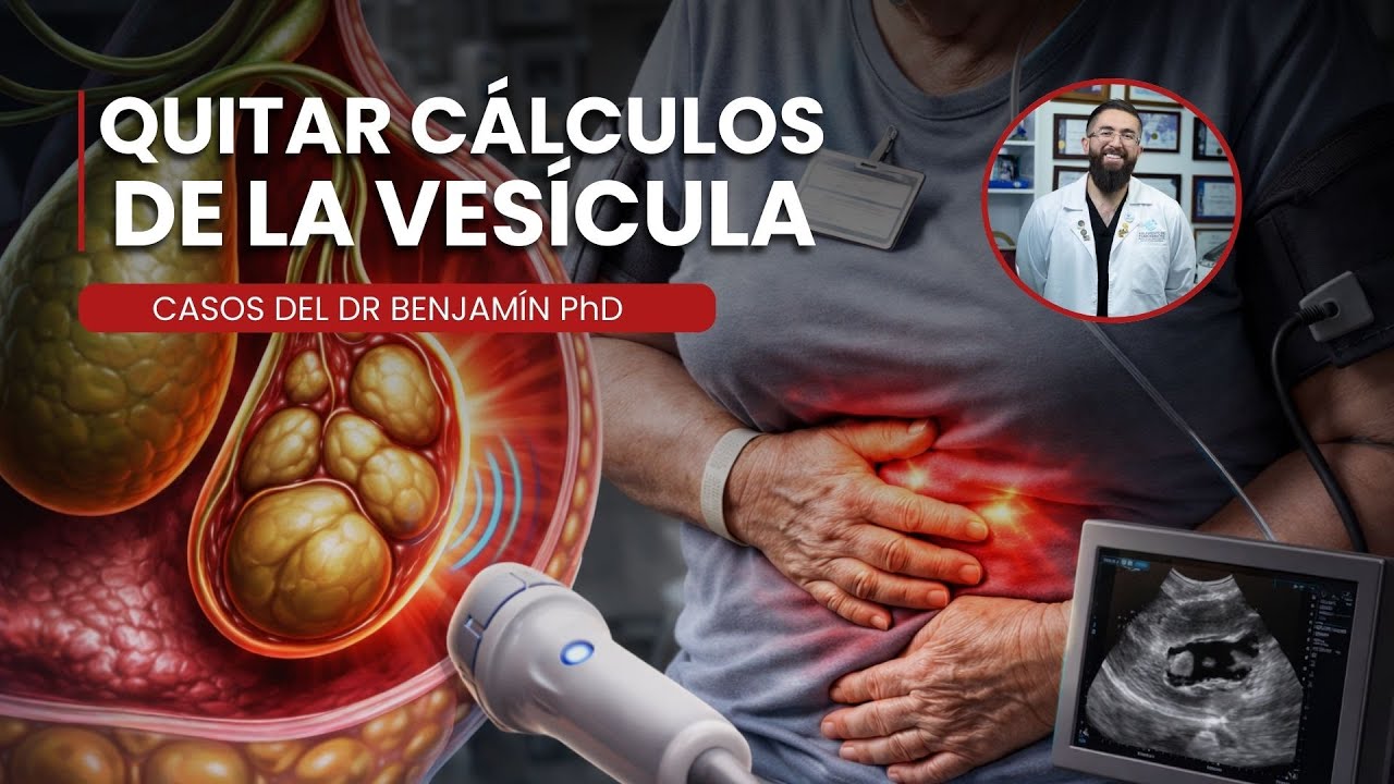 Mejorar Dolores Abdominales por Cálculos en la Vesícula - Casos del Dr. Benjamín Ph.D.